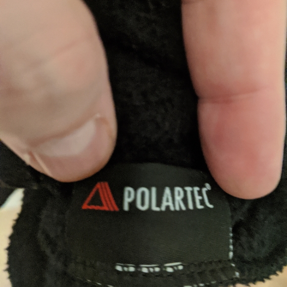 👣LL Bean Black Polartec Fleece Full Zip Jacket 2XL - Picture 5 of 5